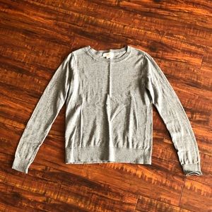 Light grey long sleeve sweater
